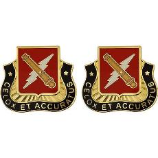 Fires Battalion, 5th Brigade, 1st Armored Division Unit Crest (Celox Et Accuratus)